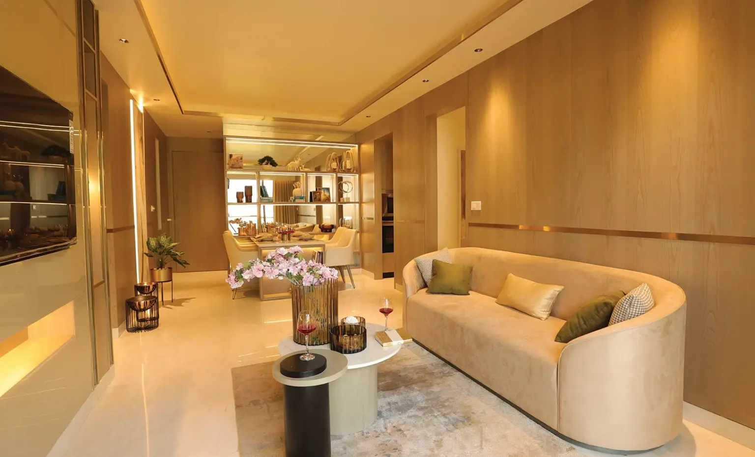 2 BHK apartment layout at Piramal Aranya Byculla